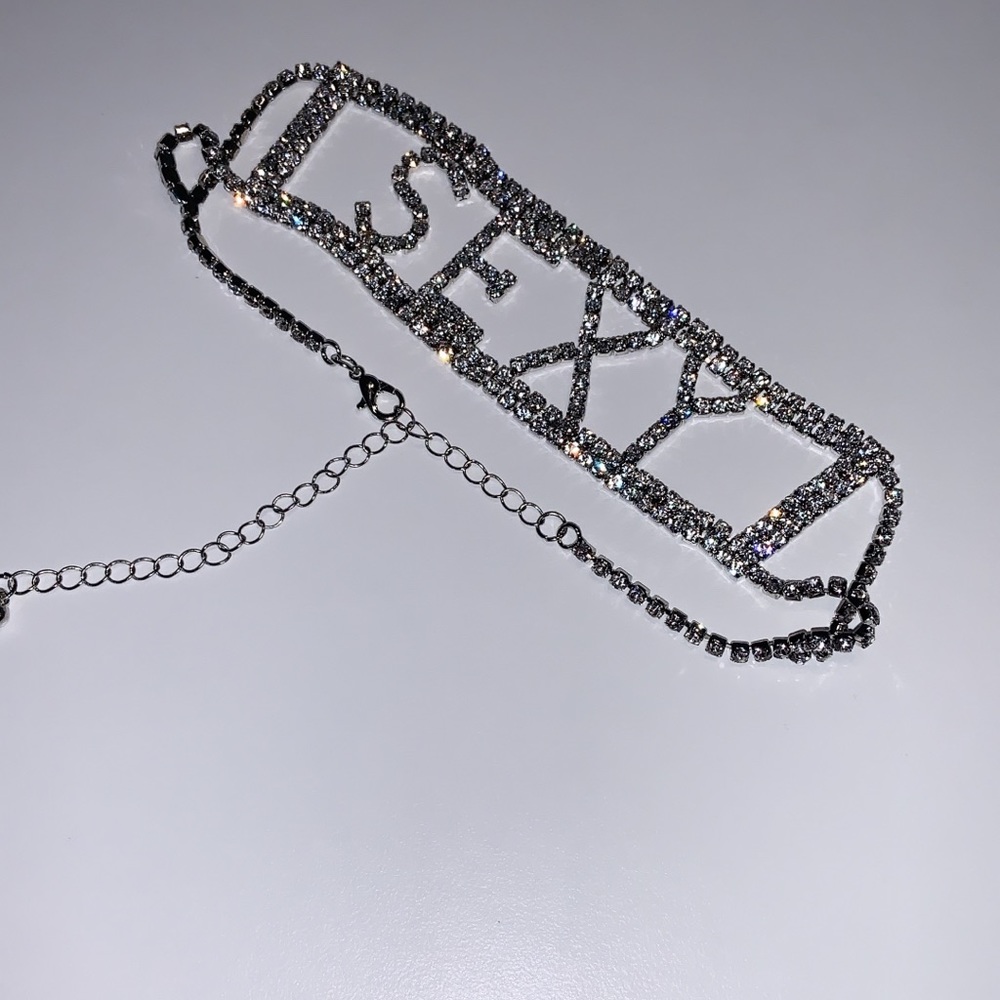 Rhine stone choker !